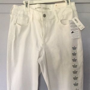 NWT Old Navy White Rock Star Jeans.